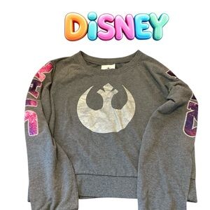 Disney Gray Star Wars Kids Hoodie